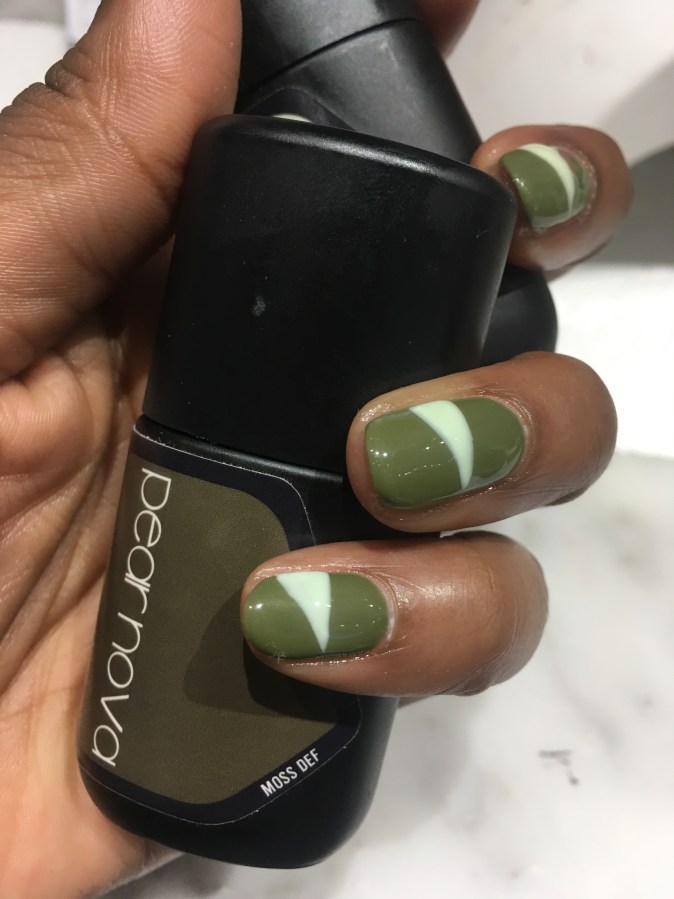 Danielle James Pear Nova Gel Nails