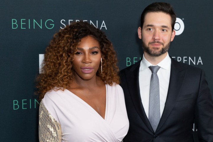 Serena Williams and Alexis Ohanian attend premiere HBO...
