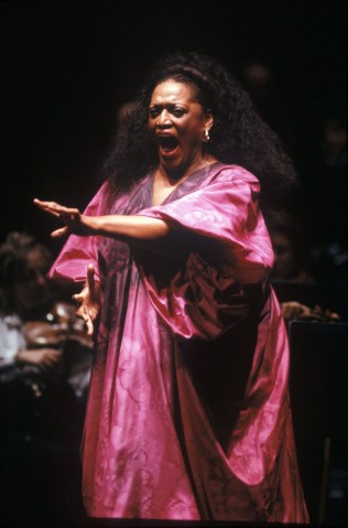 Opera Singer Jessye Norman Singing In Nantes...