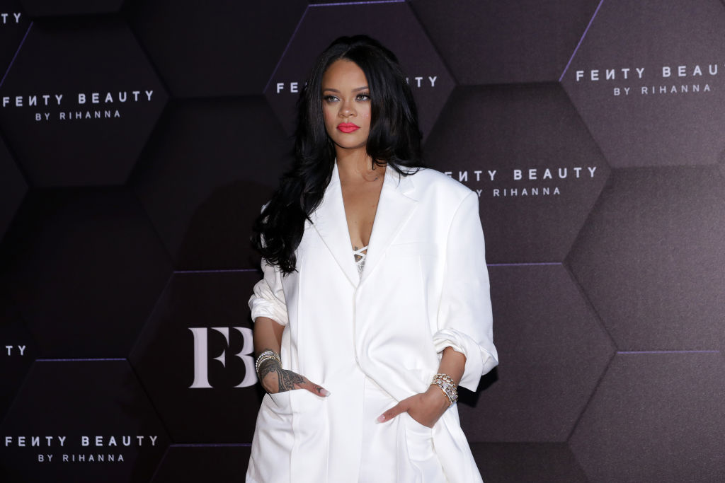 Rihanna Attends Photocall for “FENTY BEAUTY”