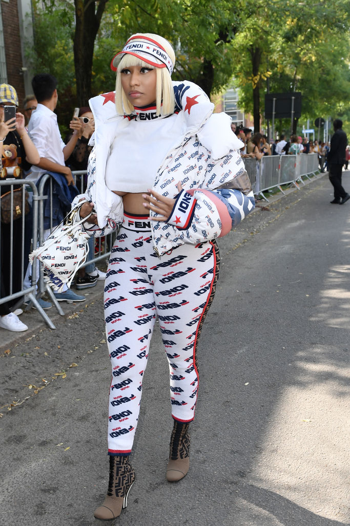 Nicki Minaj Looks Amazing At FENDI Prints On Launch In LA