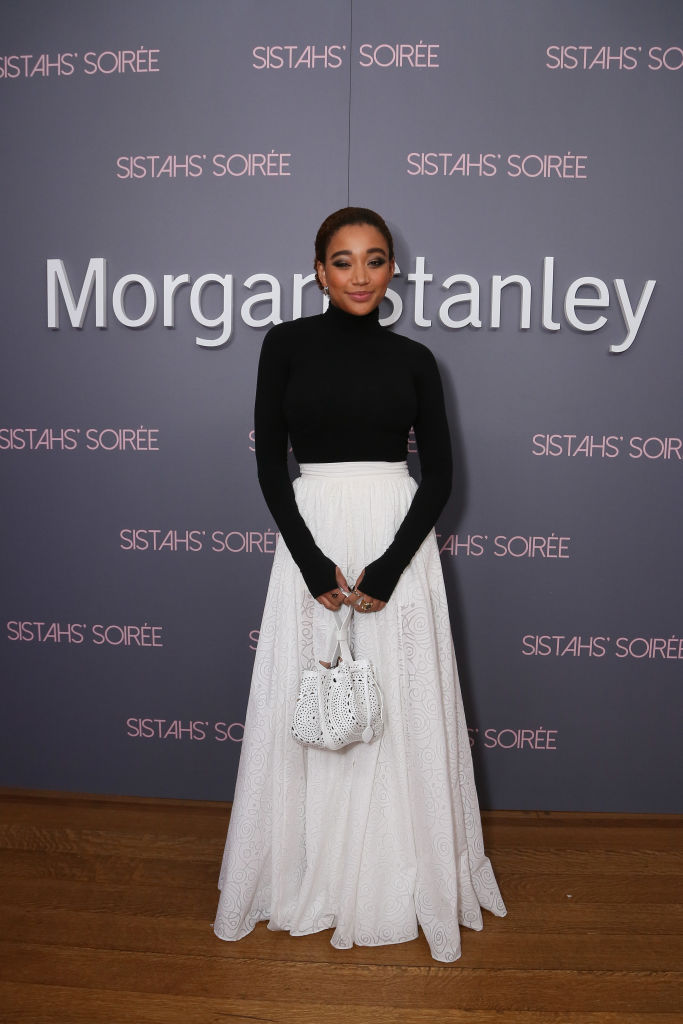 AMANDLA STENBERG AT THE MORGAN STANLEY ALFRE WOODARDS'S 10TH ANNUAL SISTAHS' SOIREE, 2019