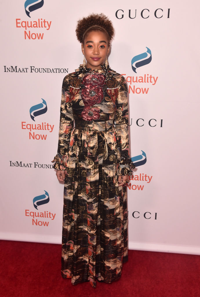 AMANDLA STENBERG AT EQUALITY NOW'S ANNUAL MAKE EQUALITY REALITY GALA, 2019