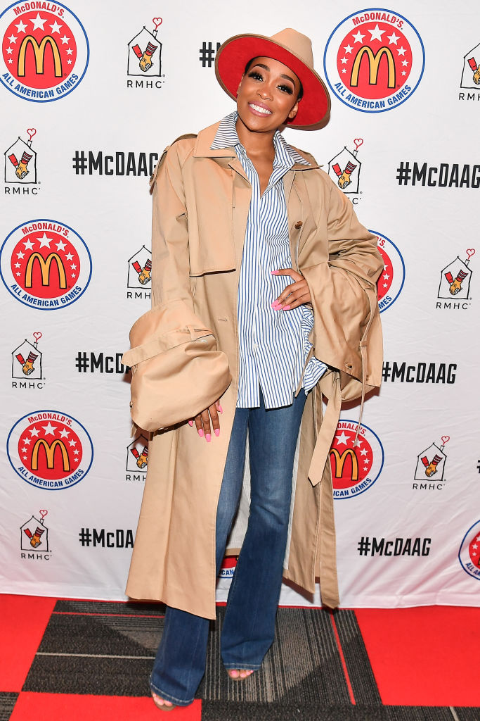 MONICA AT THE 42ND ANNUAL MCDONALD'S ALL AMERICAN GAMES EVENT, 2019