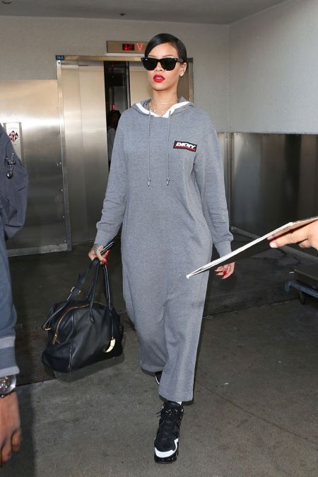 Rihanna At LAX Airport In 2014