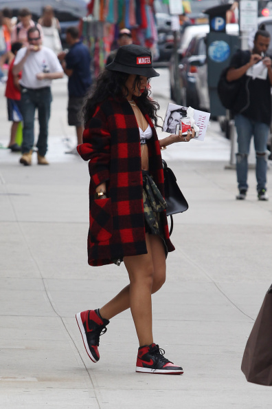 Rihanna Leaving Her Hotel For The Airport In NYC In 2014