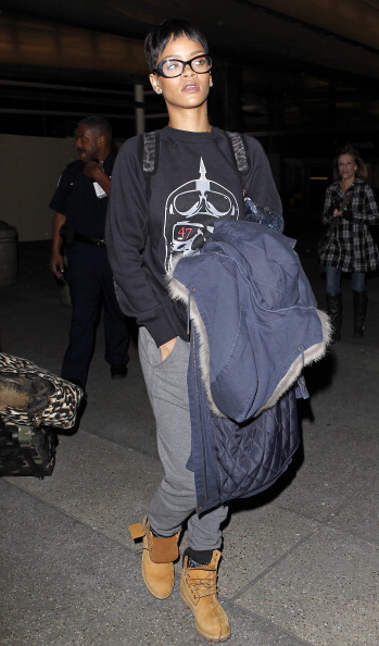 Rihanna At LAX Airport In 2012