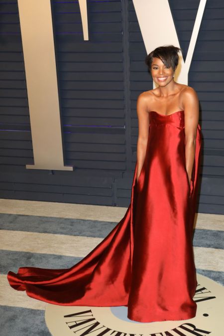 GABRIELLE UNION AT THE VANITY FAIR OSCAR PARTY, 2019