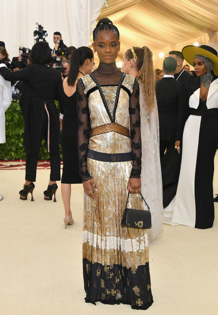 LETITIA WRIGHT AT THE MET GALA, 2018