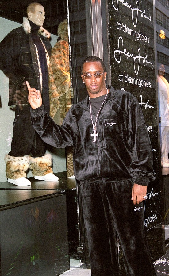 Sean P. Diddy Combs at Unveiling of Bloomingdale's Fall 2000 Windows Featuring Sean John