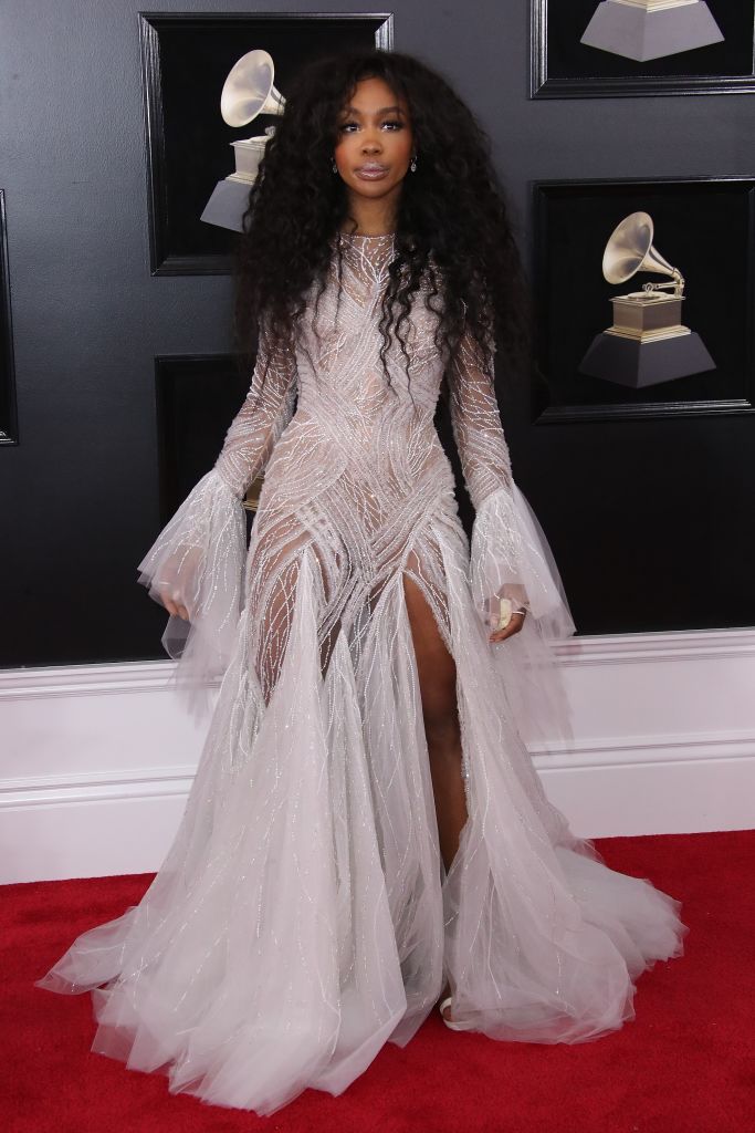 SZA AT THE 60TH ANNUAL GRAMMY AWARDS, 2018