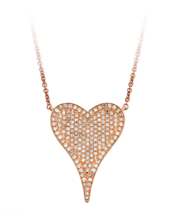Large Signature Heart Necklace ($1600)