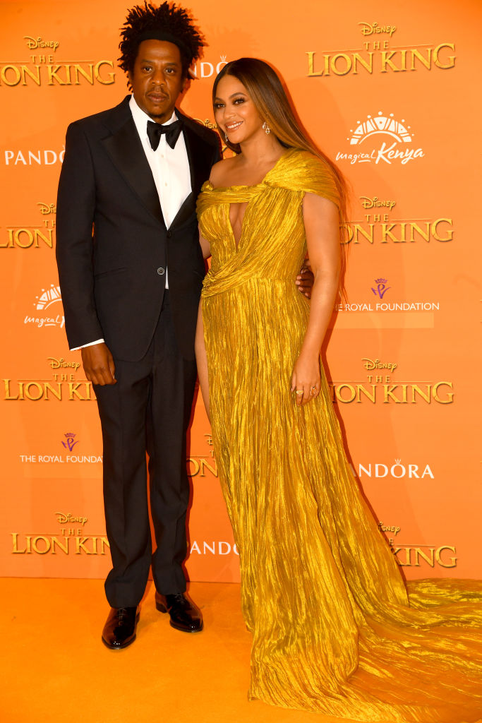 JAY-Z AND BEYONCE AT "THE LION KING" EUROPEAN PREMIERE, 2019