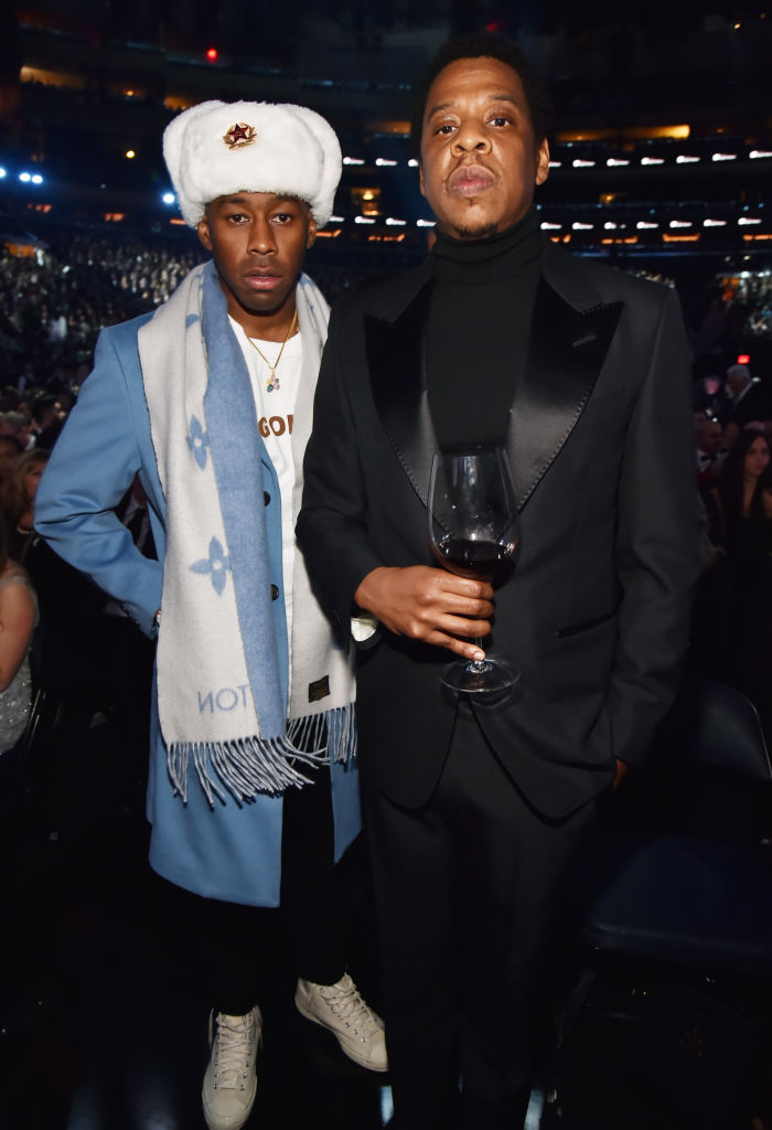 JAY-Z AND TYLER THE CREATOR AT THE 60TH ANNUAL GRAMMYS, 2018