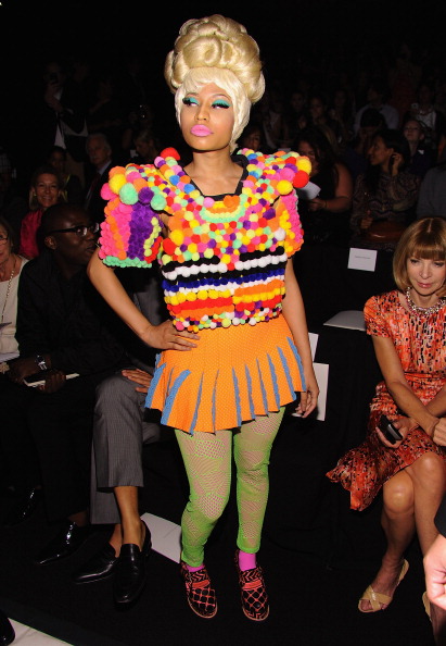 NICKI MINAJ AT THE CAROLINA HERRERA FASHION SHOW, 2011