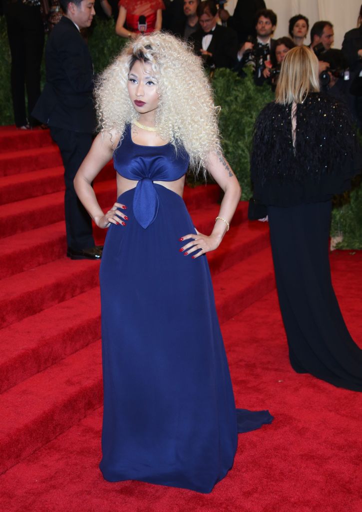 NICKI MINAJ AT THE MET GALA, 2013