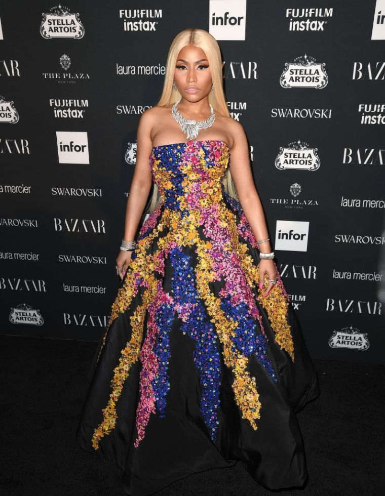 NICKI MINAJ AT THE HARPER'S BAZAAR ICONS BY CARINE ROITFELD EVENT, 2017