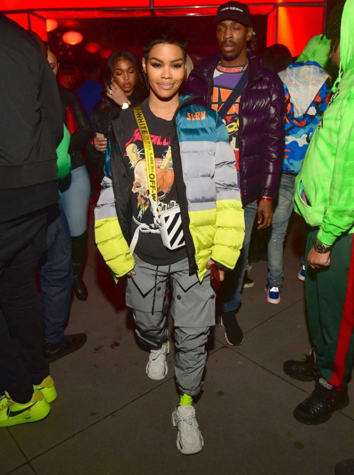 TEYANA TAYLOR AT THE OFFICIAL BIG GAME TAKEOVER GAME, 2019