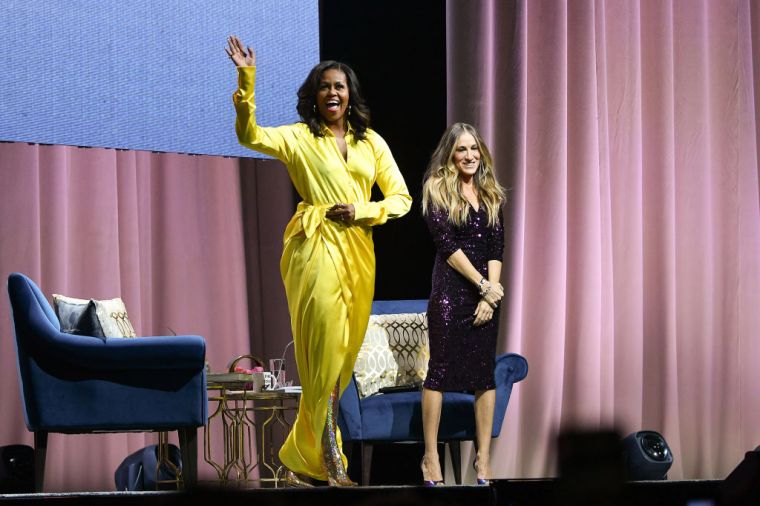 MICHELLE OBAMA AT THE BECOMING: AN INTIMATE CONVERSATION WITH MICHELLE OBAMA, 2018