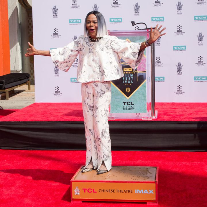 MS. CICELY TYSON AT THE TCM HONORS SCREEN LEGEND CICELY TYSON HAND AND FOOTPRINT CEREMONY, 2018
