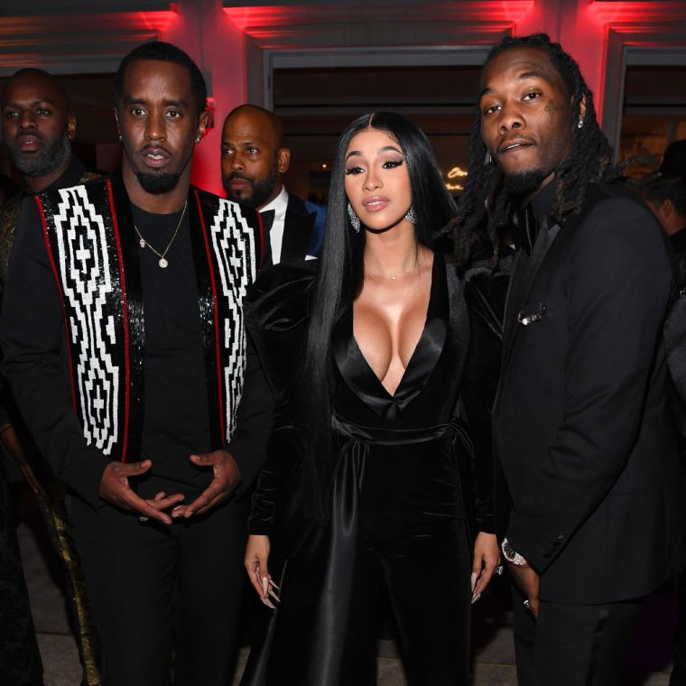 Sean Combs, Cardi B, and Offset