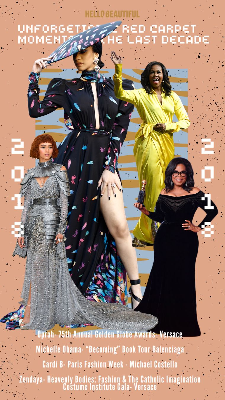 Cardi B, Michelle Obama, Zendaya & Oprah