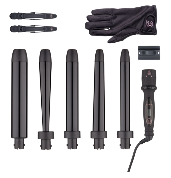 Bombay Hair Pro Hair Styling Tools 5-in-1 Curling Wand