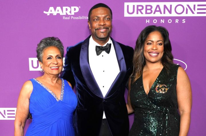 Cathy Hughes, Chris Tucker and Guest