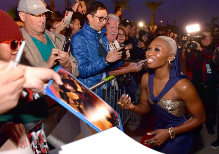 CYNTHIA ERIVO AND FANS