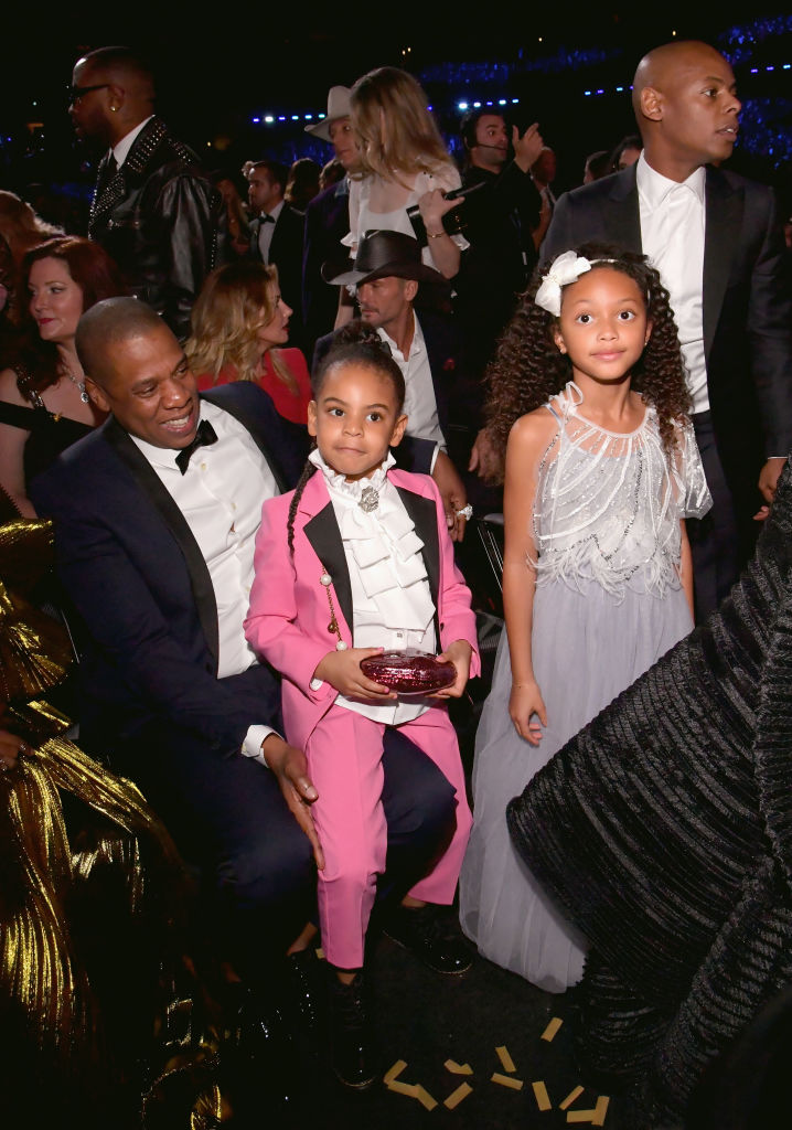 BLUE IVY AND JAY Z AT THE 59TH GRAMMY AWARDS, 2017
