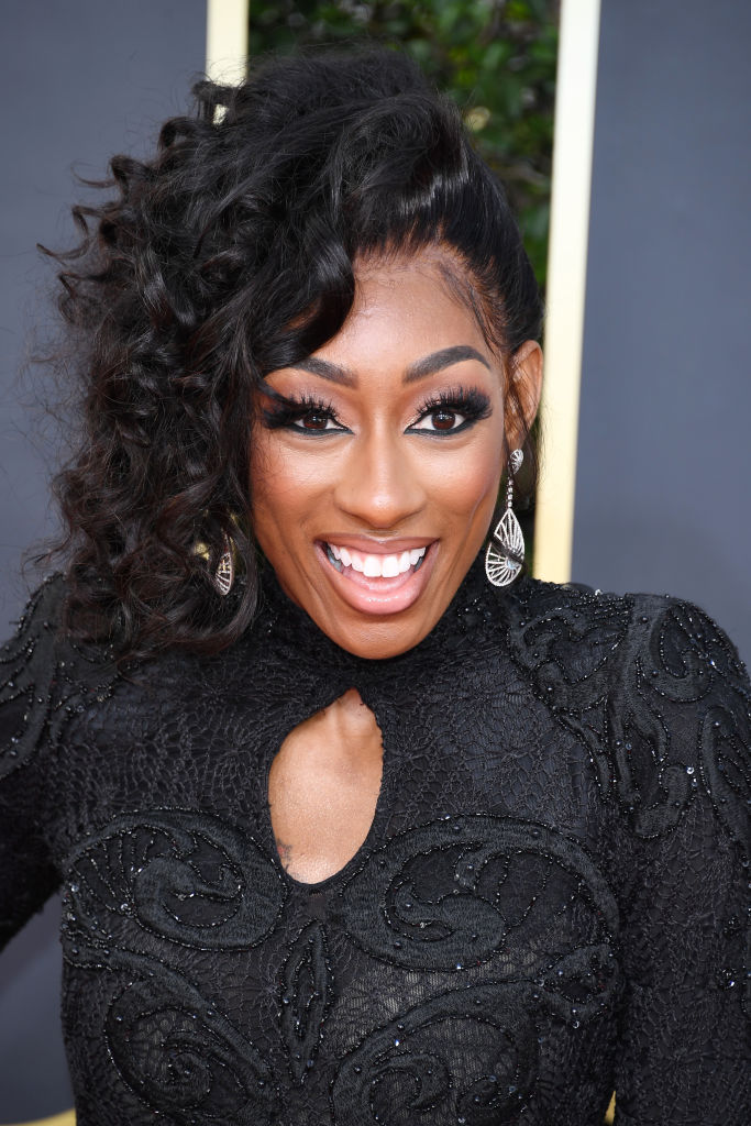 LALA MILIAN AT THE 77TH ANNUAL GOLDEN GLOBES AWARDS, 2020