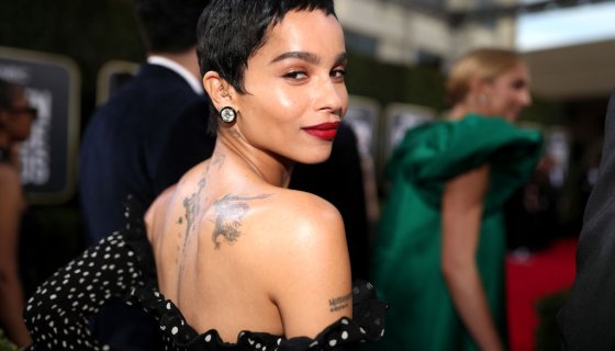 Zoe Kravitz Poses For Elle Magazine