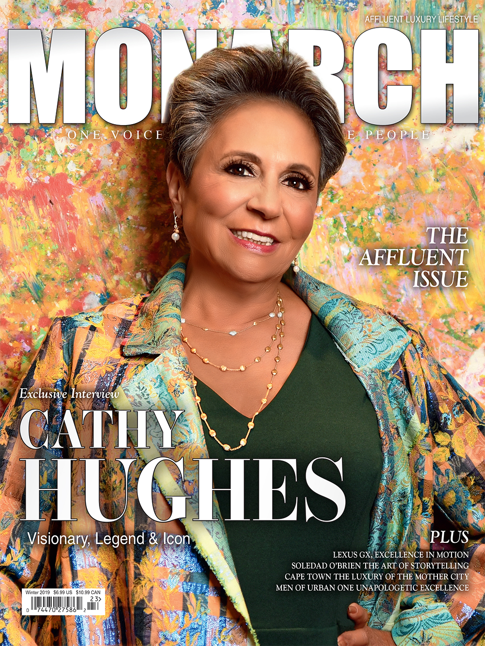 Cathy Hughes, MONARCH Magazine cover