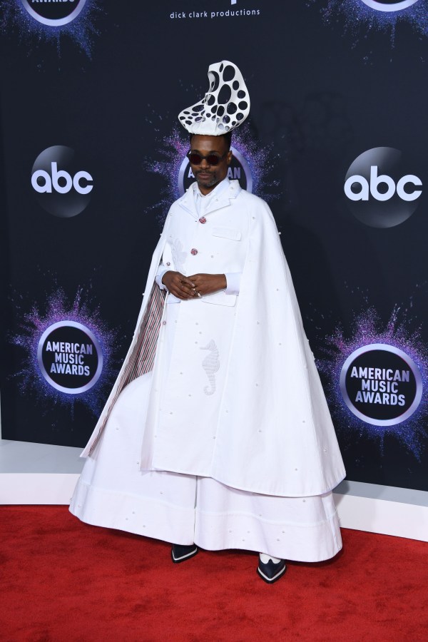 Billy Porter arrives at the 2019 American Music Awards at Microsoft Theater on November 24, 2019 in Los Angeles, California.\n© J Graylock/jpistudios.com