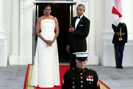 MICHELLE AND BARACK OBAMA HOSTED THE STATE DINNER FOR SINGAPORE'S PRIME MINISTER LEE HSIEN LOONG, 2016