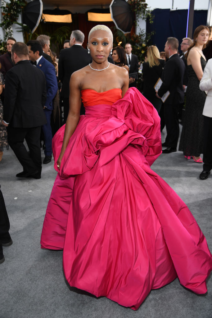 CYNTHIA ERIVO AT THE 26TH ANNUAL SCREEN ACTORS GUILD AWARDS, 2020