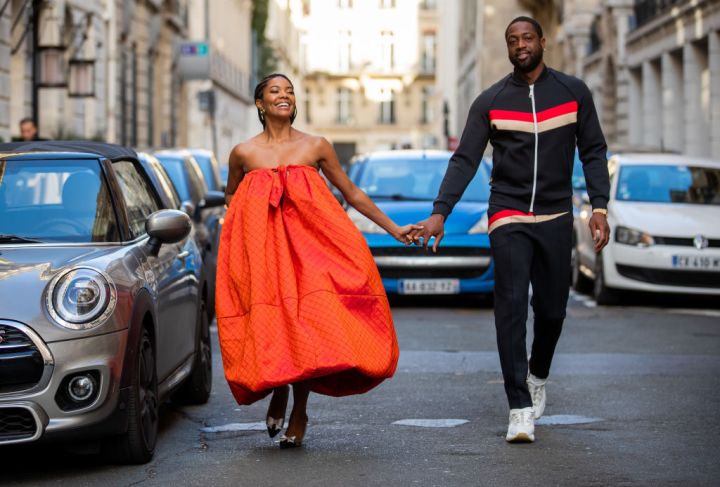 GABRIELLE UNION AND DWAYNE WADE IN PARIS, 2020
