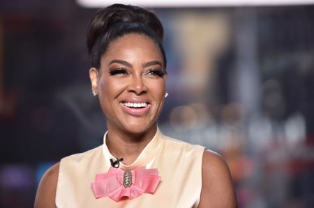 KENYA MORE VISITS THE SET OF EXTRA, 2019