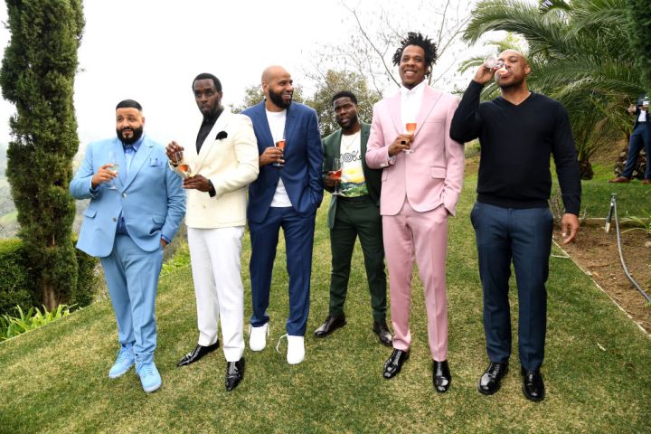 DJ Khaled, Sean "Diddy" Combs, Juan Perez, Kevin Hart, Jay-Z, and Kareem Burke
