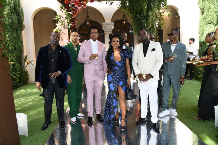 Guest, Quincy Brown, Jay-Z, June Ambrose, Mark Pitts, Sean "Diddy" Combs, and Joey Bada$$