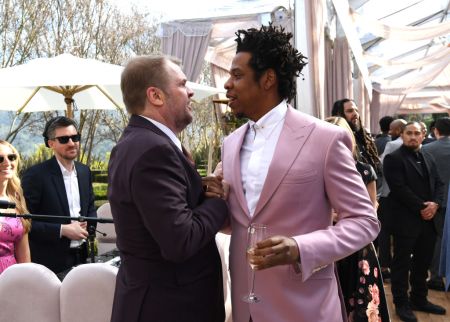 Rob Stringer and Jay-Z