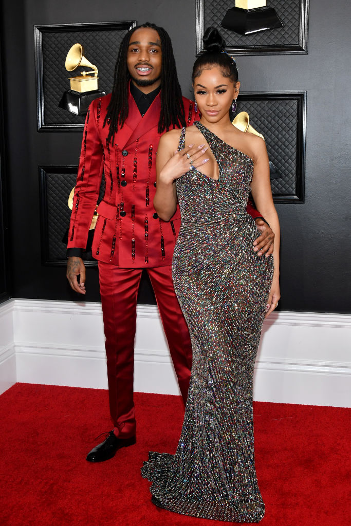 QUAVO AND SAWEETIE AT THE 62ND ANNUAL GRAMMY AWARDS, 2020