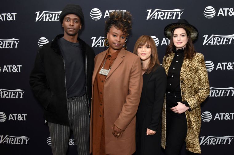 Edi Gathegi, Mudbound director Dee Rees, Rosie Perez and Anne Hathaway