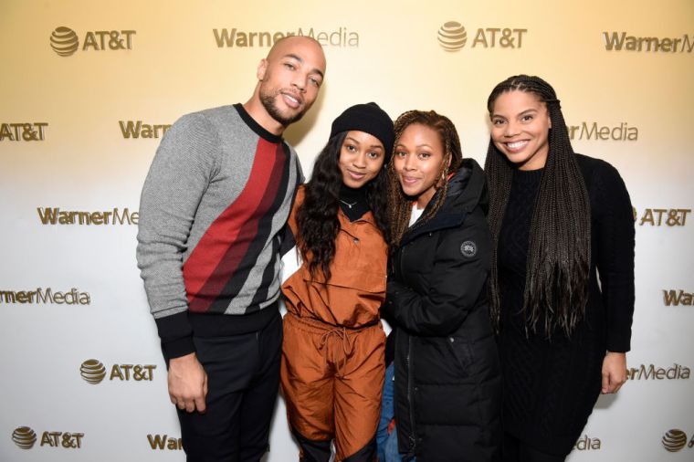 Kendrick Sampson, Alexis Chikaeze, Nicole Beharie and Director Channing Godfrey Peoples