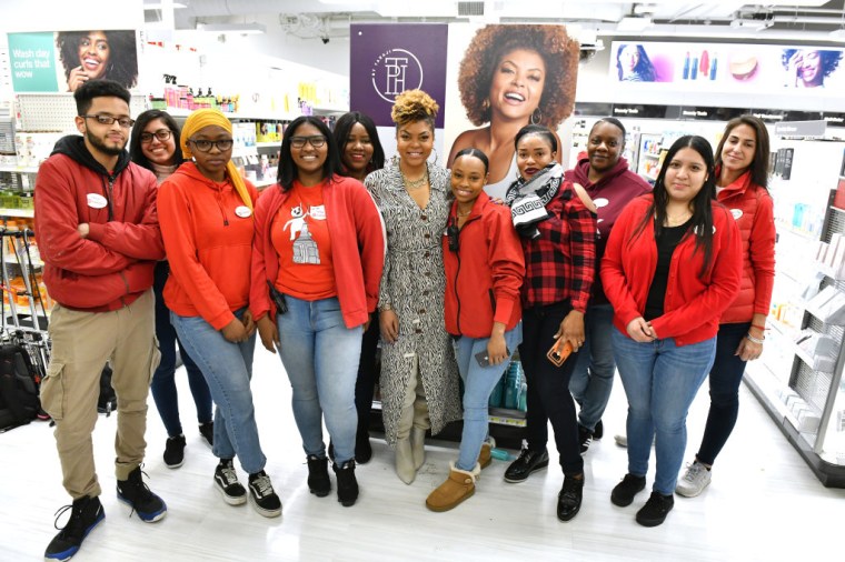 Taraji P. Henson Surprises Guests At Herald Square Target Store