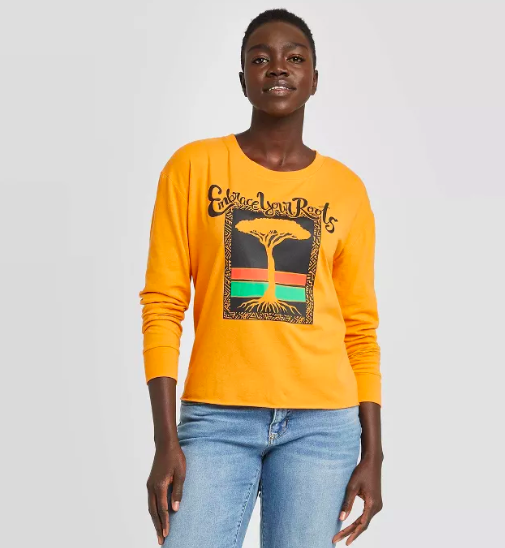 Women's Embrace Your Roots Long Sleeve T-Shirt ($15)