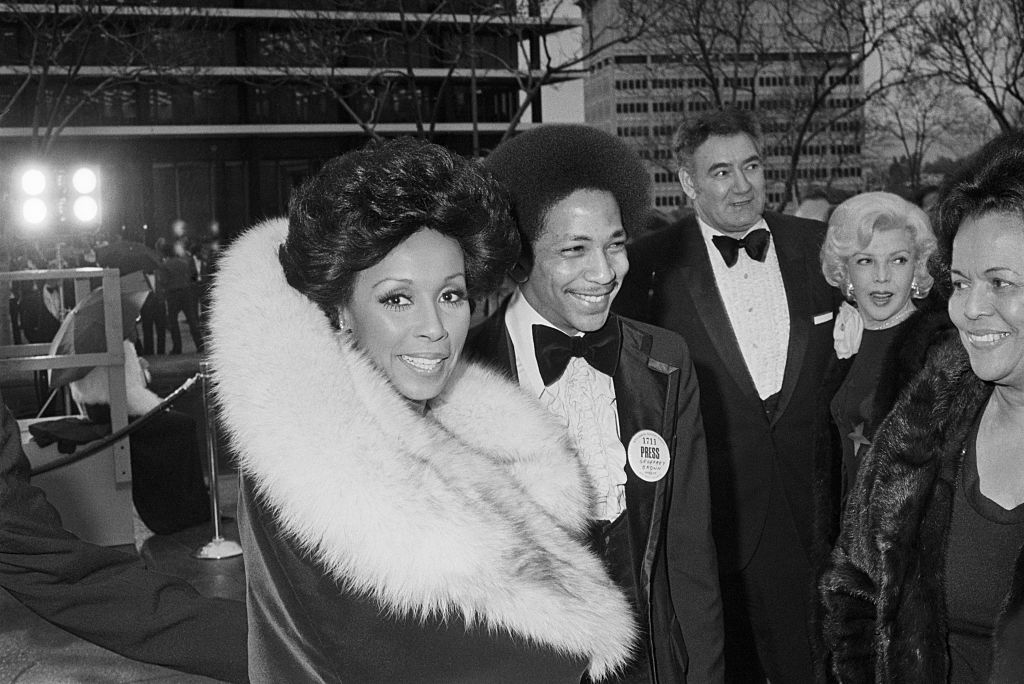 Diahann Carroll in Fur Collared Coat
