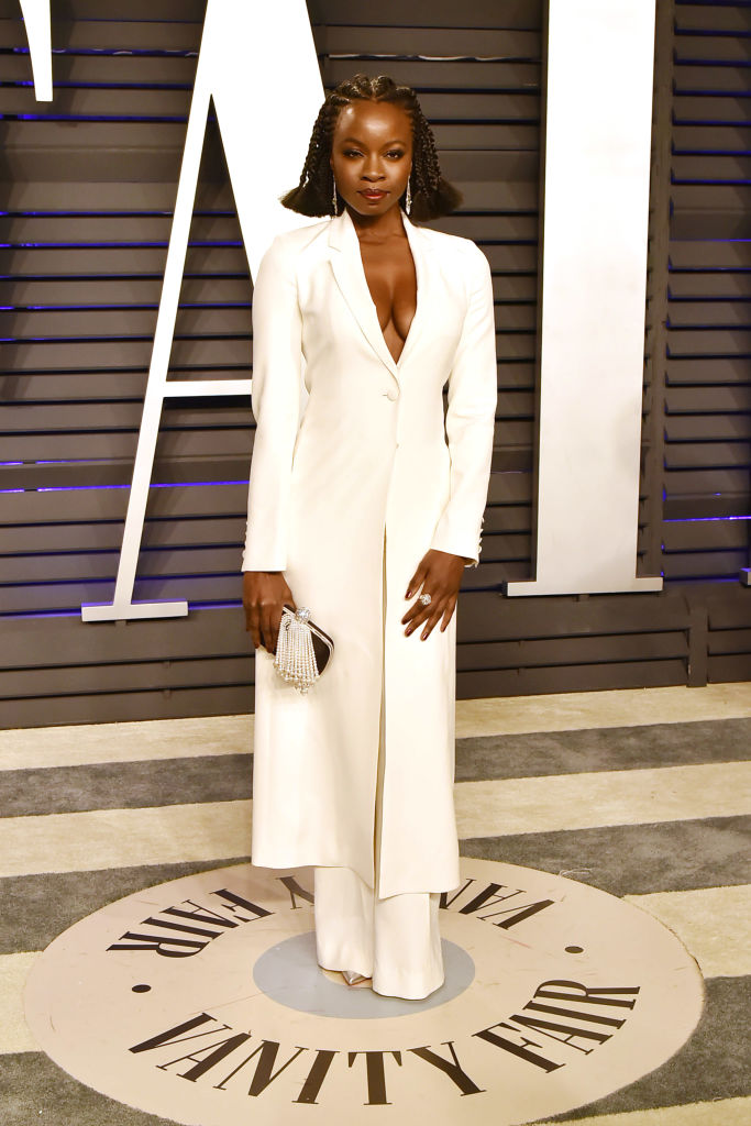 DANAI GURIRA AT THE VANITY FAIR OSCAR PARTY, 2019