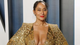 Tracee Ellis Ross attends the 2020 Vanity Fair Oscar Party Celebrating the 92nd Annual Academy Award...
