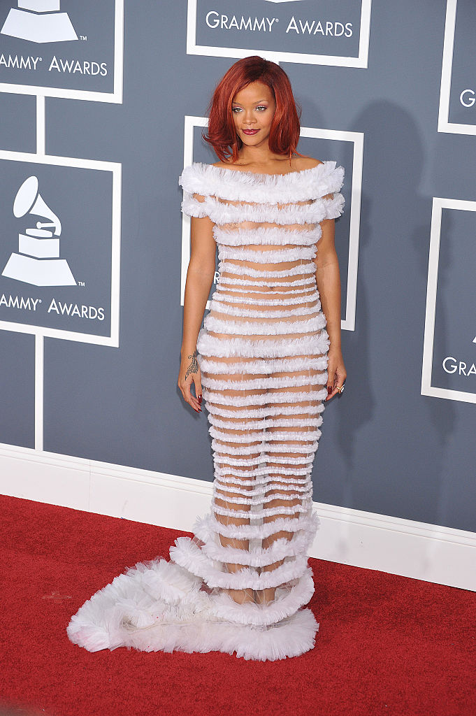 RIHANNA AT THE 53RD ANNUAL GRAMMY AWARDS, 2011